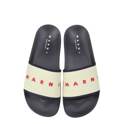 SLIDE SANDALS WITH LOGO