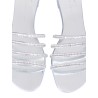 FLAT CRYSTAL SANDALS