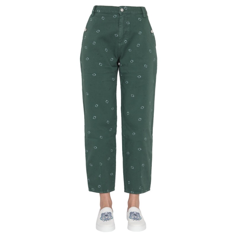 PANTS WITH PAISLEY PATTERN