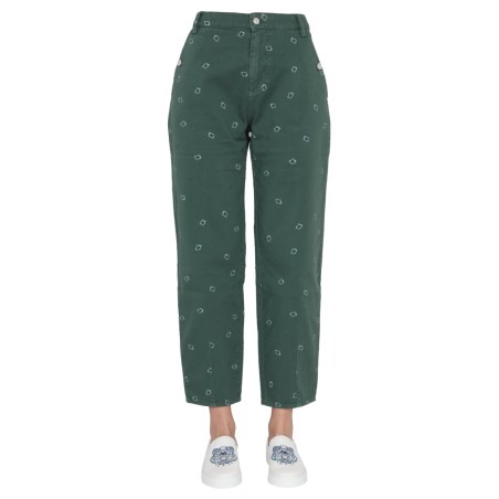 PANTS WITH PAISLEY PATTERN