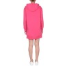 DRESS WITH MULTICOLOR FLOCKED LOGO