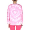 TIE-DYE PATTERN SWEATSHIRT