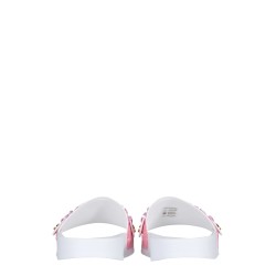 LETTERING LOGO SLIDE SANDALS