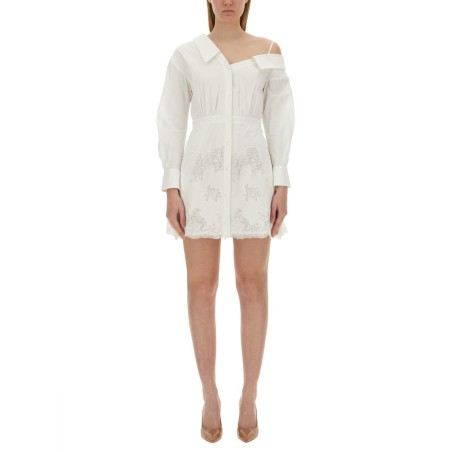 COTTON LACE MINI DRESS