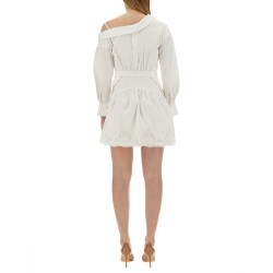 COTTON LACE MINI DRESS