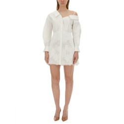 COTTON LACE MINI DRESS