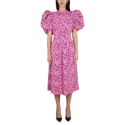 PUFFY FINE JACQUARD DRESS