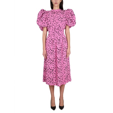 PUFFY FINE JACQUARD DRESS
