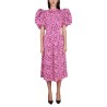PUFFY FINE JACQUARD DRESS
