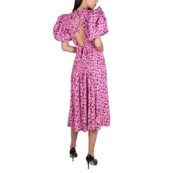 PUFFY FINE JACQUARD DRESS