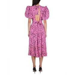 PUFFY FINE JACQUARD DRESS