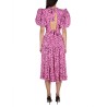 PUFFY FINE JACQUARD DRESS