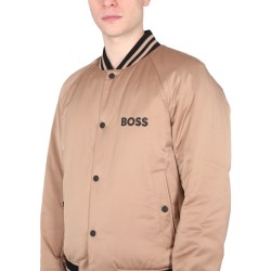 BOMBER JACKET WITH LOGO