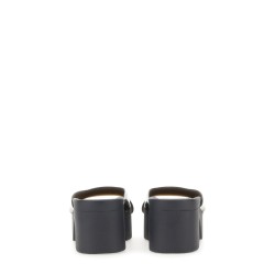 PLATFORM SANDAL WITH SQUARE TOE