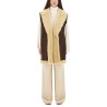 LEATHER AND SHEARLING VEST