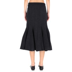 CASHMERE MIDI SKIRT