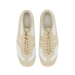 LEATHER AND SUEDE SNEAKER