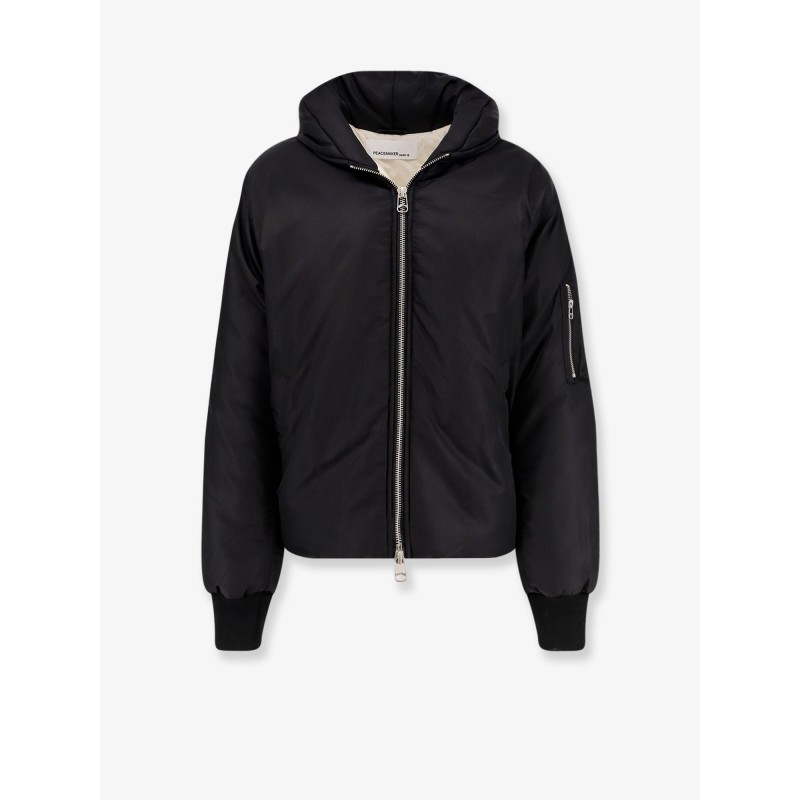 Cropped Hood nyln bomber with padding