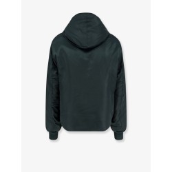 Cropped Hood nylon bomber with padding