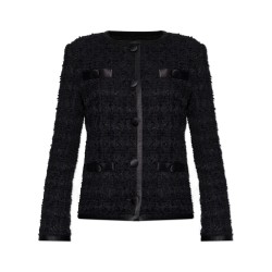 DOUBLE CREPE SINGLE-BREASTED JACKET