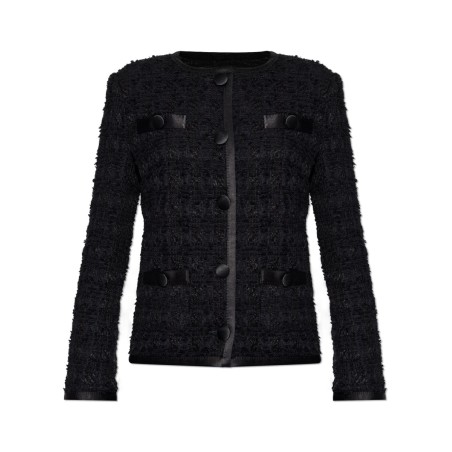 DOUBLE CREPE SINGLE-BREASTED JACKET