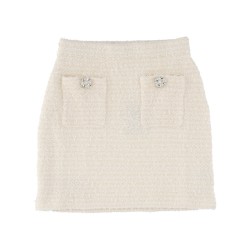 WOOL MINISKIRT