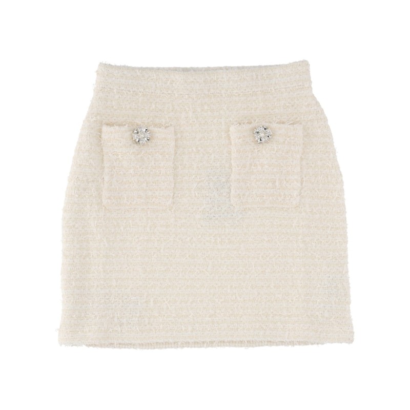 WOOL MINISKIRT