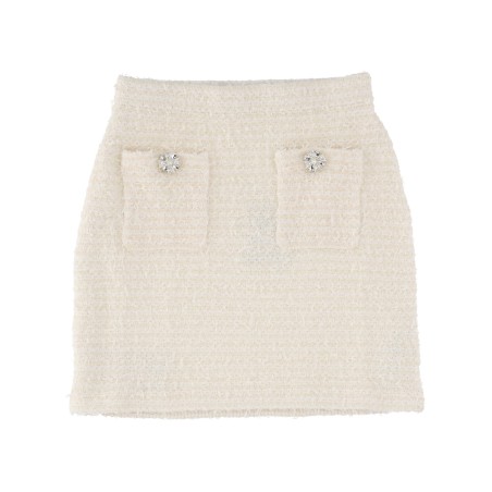 WOOL MINISKIRT