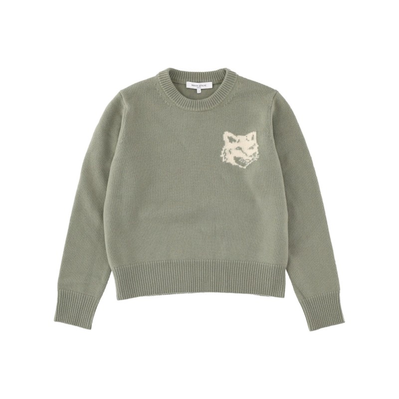 "FOX HEAD" SWEATER