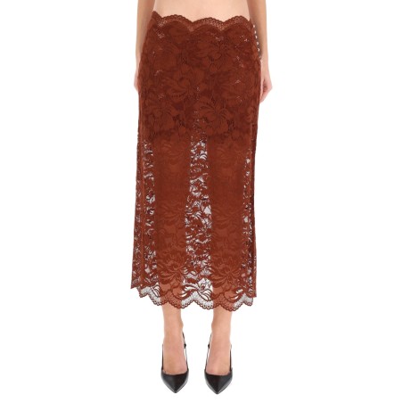 LACE MIDI SKIRT