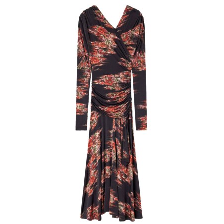 LONG DRESS WITH FLORAL PRINT