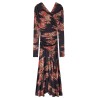 LONG DRESS WITH FLORAL PRINT