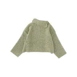 SWEATER WITH SIDE BUTTON CLOSURE