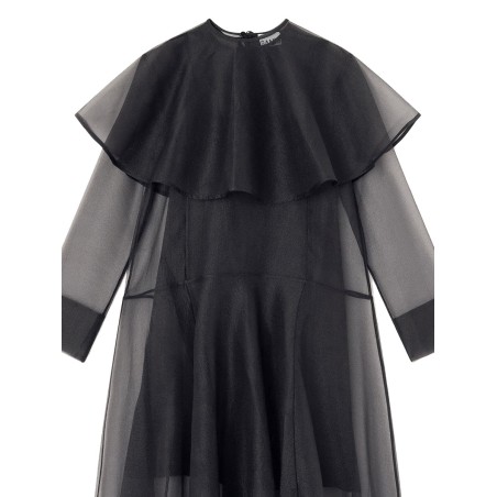 LONG DRESS WITH HOOP COLLAR