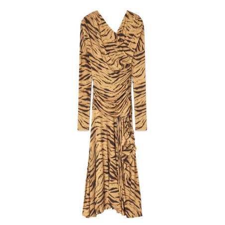 LONG DRESS WITH "ZEBRA" PRINT