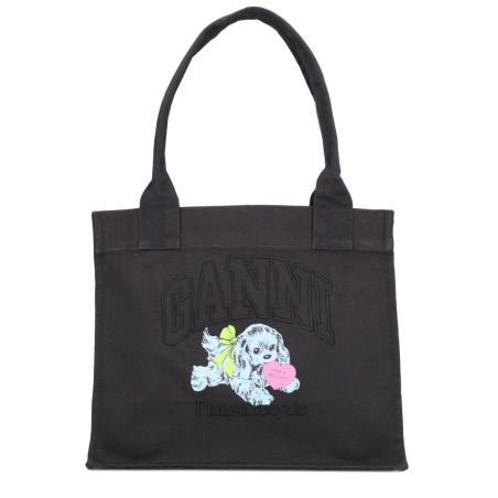 "BLACK PUPPY" TOTE BAG