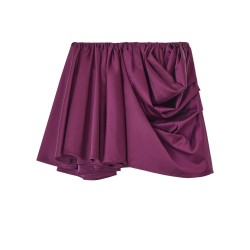 MINISKIRT WITH DRAPE