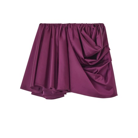 MINISKIRT WITH DRAPE
