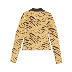 POLO SHIRT WITH "ZEBRA" PRINT