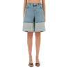 DENIM BERMUDA SHORTS