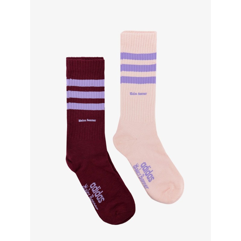 Cotton blend bipack socks
