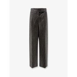 Telda viscose and virgin wool trousers