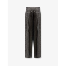 Telda viscose and virgin wool trousers