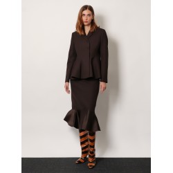 Grain-de-poudre wool blazer