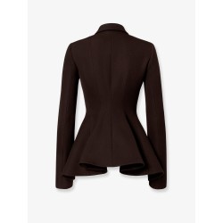 Grain-de-poudre wool blazer