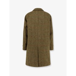 Wright herringbone wool coat