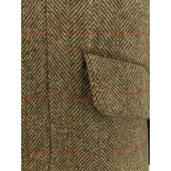 Wright herringbone wool coat