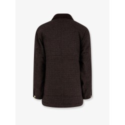Lowis jacket with houndstooth pattern