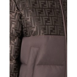 FF Jacquard nylon down jacket