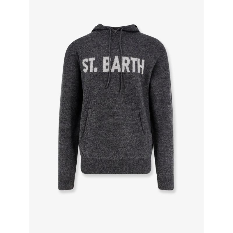 Jack wool sweatshirt with front logo inlay